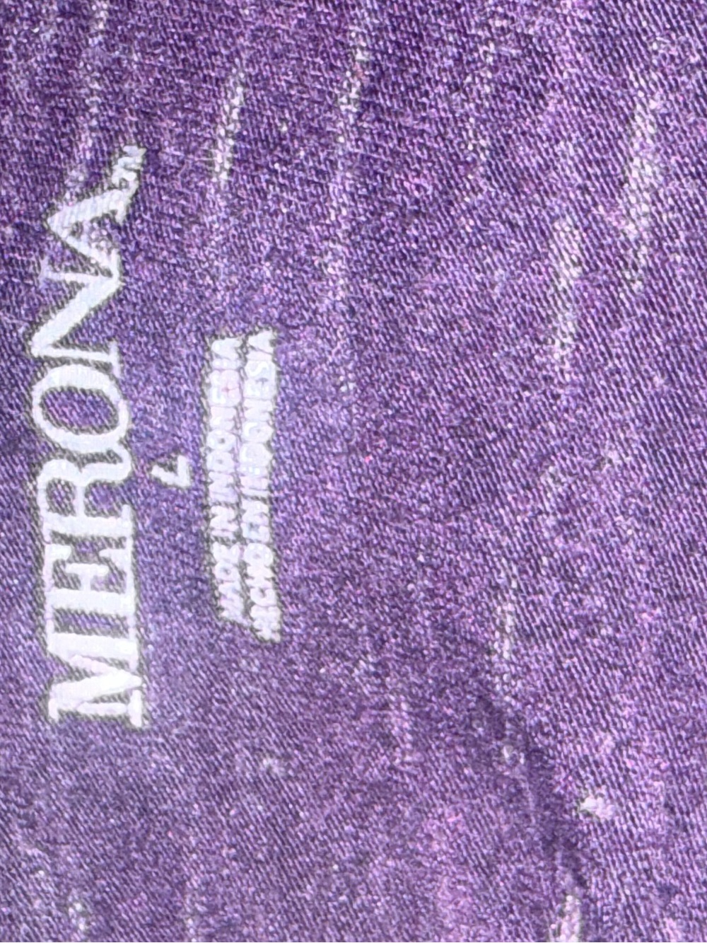 Merona Purple V-Neck Long Sleeve Pocket Tee - Picture 2 of 2